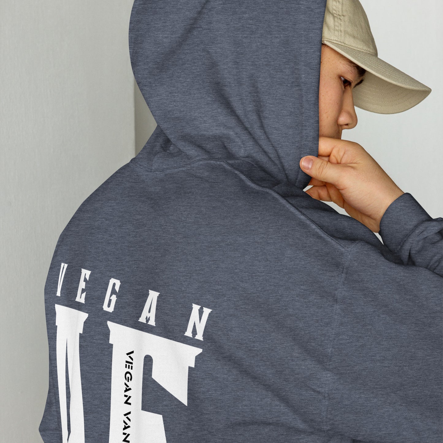 Vegan AF - Vintage Water Based Vegan Ink Print Unisex Hoodie