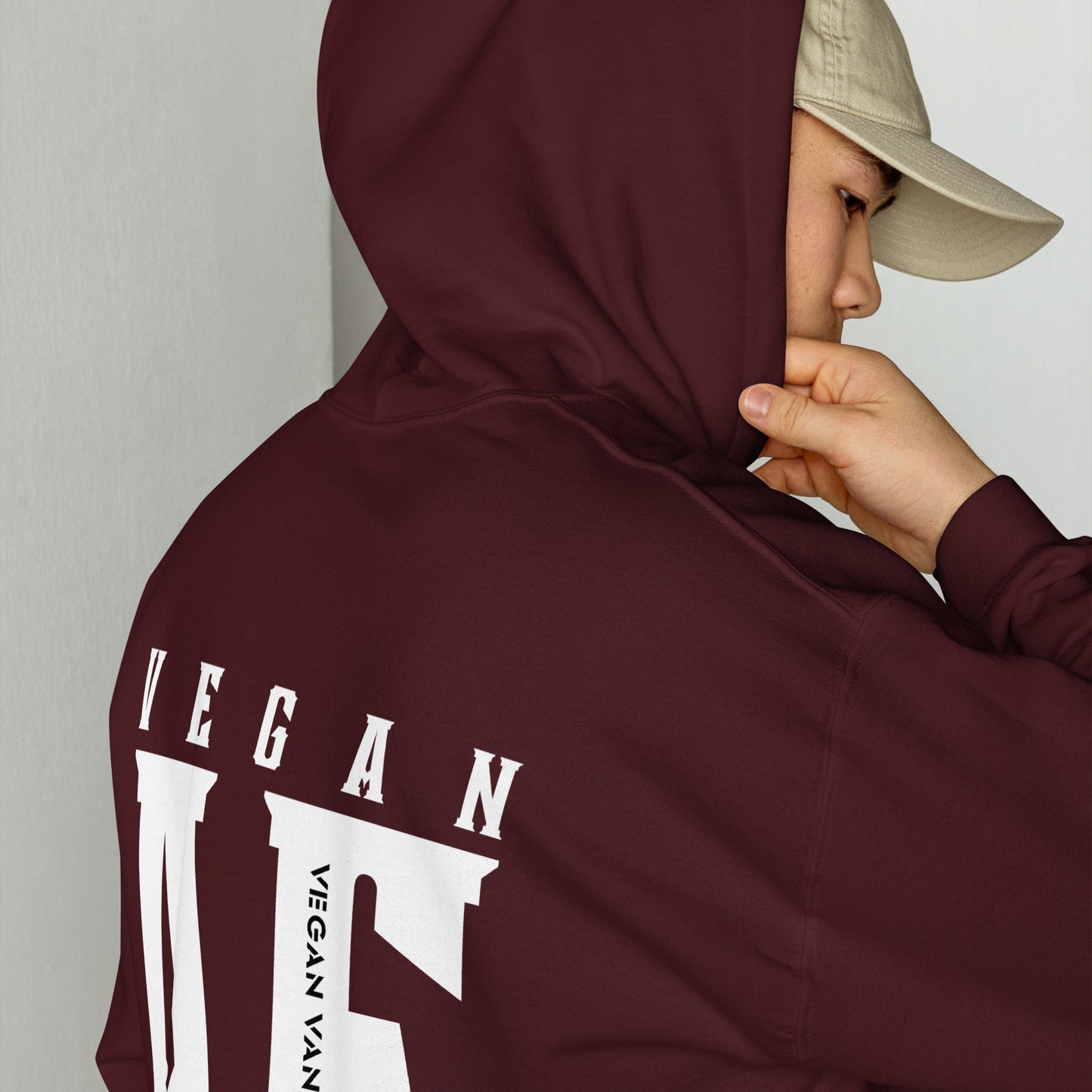 Vegan AF - Vintage Water Based Vegan Ink Print Unisex Hoodie